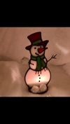 Snowman Candle Holder