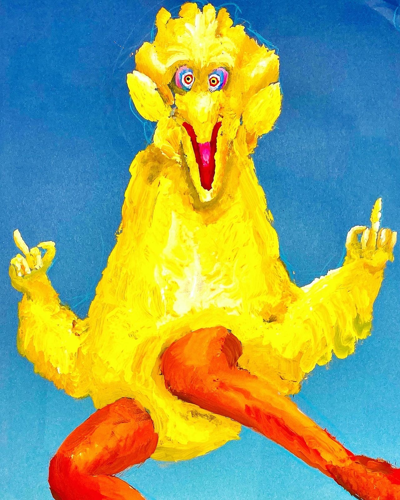 Big Bird-Original Painting | Ryan Tesluk
