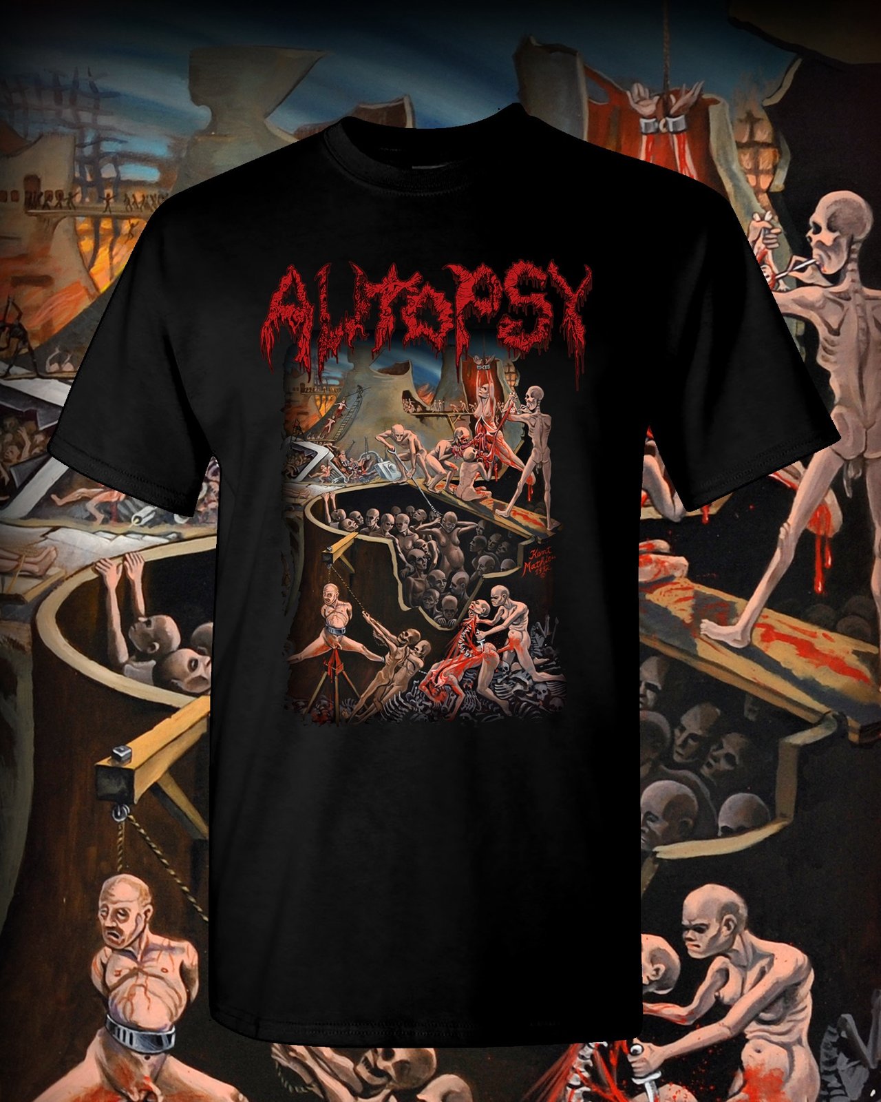 Autopsy 'Acts newest of the Unspeakable' original vintage back patch