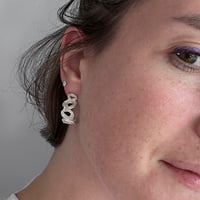 Image 3 of #17 Teeny dimple studs ( Silver  & Gold)