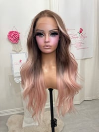 Image 21 of Balayage pink luxury free part (ready to ship) 