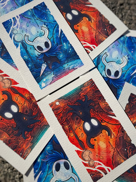 Image of Hollow knight. Other Worlds. (2 prints)