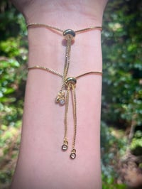 Image 3 of Box Chain Slider Style Bracelet 