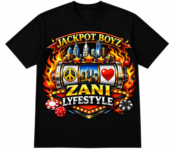 Image of “BLK JACKPOTBOYZ ” GRAPHIC TEE