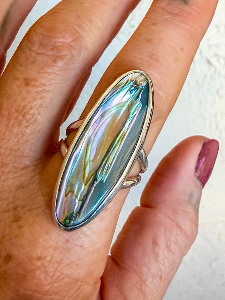 ABALONE RING / Size 8.5 Image 2