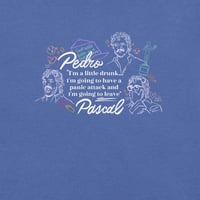 Image 5 of Pedro... "I'm going to have a panic attack" ... Pascal Doodle Tee (Dark Colors)