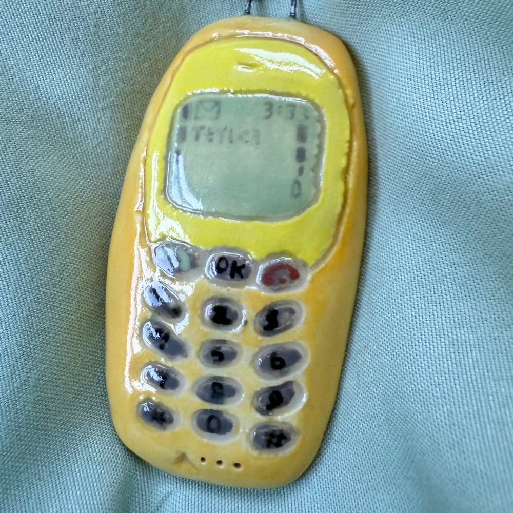 image of nokia brick phone keychains