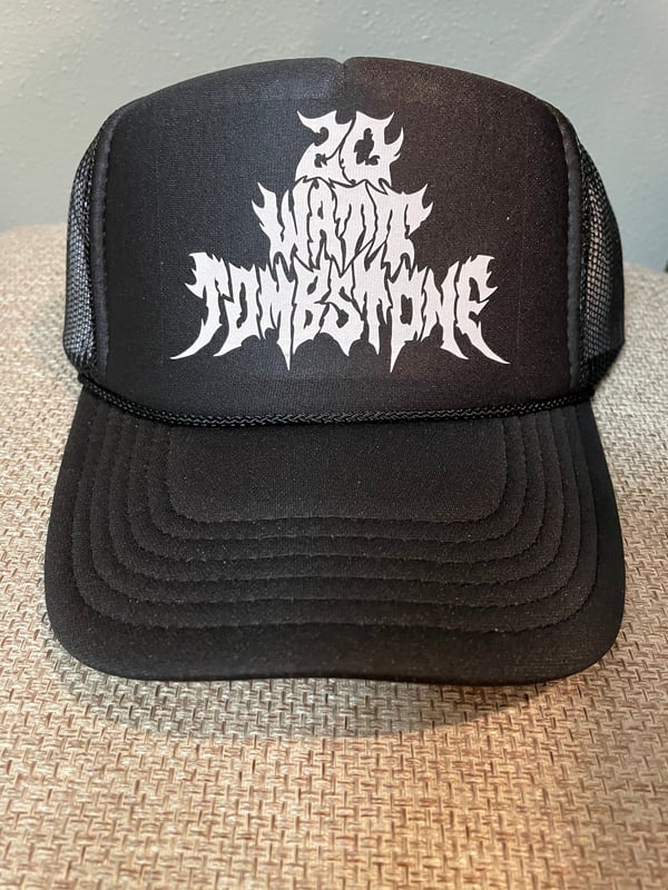 Image of Metal logo trucker hat