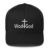 Image 1 of Wod4God Mesh Trucker Cap