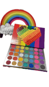 Rainbow eyeshadow palette