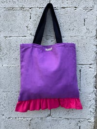 Image 4 of Bolsiña feita a man. BOWIE morada. Deseño exclusivo!