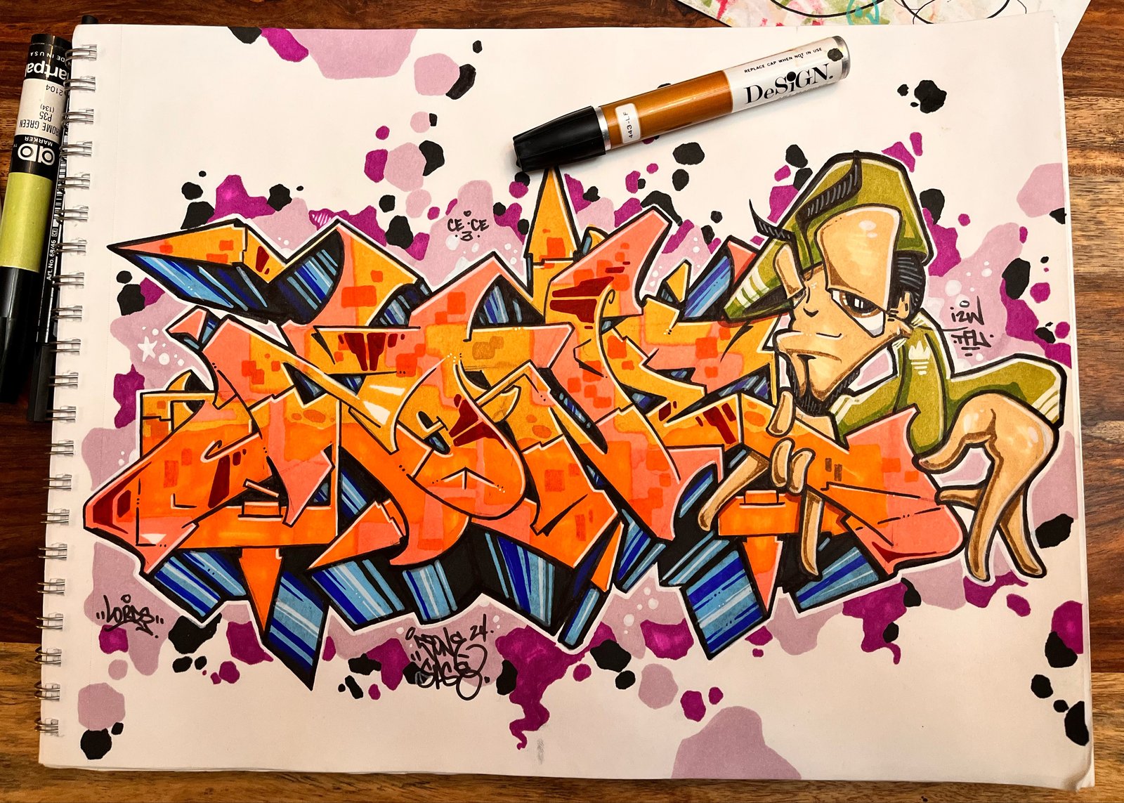 14”x11” black book page #2 | Zone WST