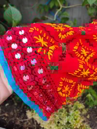 Image 6 of Embroidered Stevie -Pillar box Red