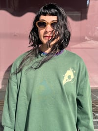 Image 2 of Scarecrow Crewneck: Bottle Green
