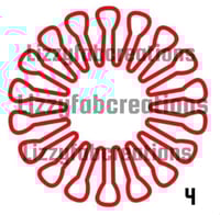 Image 4 of Flower Centers Metal Diecut