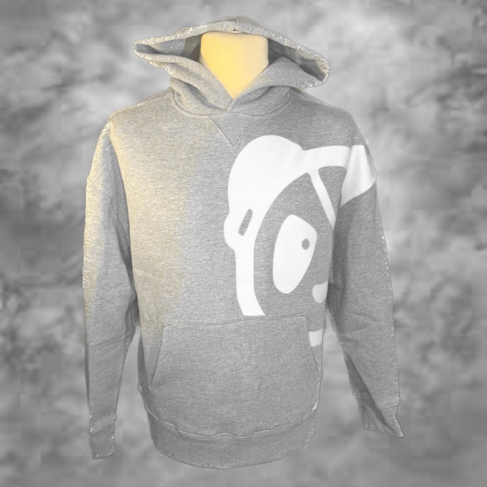 Image of DrippyPanda Hoodie (Grey/White)