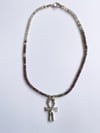 Beaded Ankh necklace #6