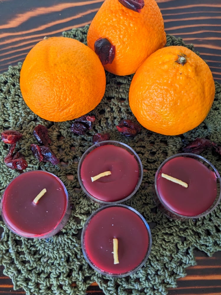 Image of Mandarin Cranberry Tealight Set