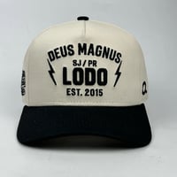 Image 6 of White&Bkack Deus Magnus Cap