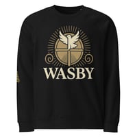 Image 1 of WASBY® Unisex Organic Raglan Christian Sweatshirt | Faithwear UK