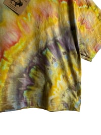 Image 5 of S Crop Cotton Tee in Sunrise Ice Dye