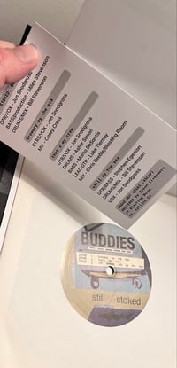 Image 5 of Buddies GO GO GhOst Stay Stoked 7 inch record Jon Snodgrass reduce reuse recycle