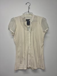 Image 1 of silk knit blouse 