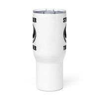 Image 2 of Travel mug w handle - Stronger Together Double Sided