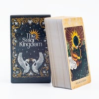 Image 2 of The Solar Kingdom Tarot Deck 78 Card Oracle Set for Cosmic Insight and Divination English Versions E