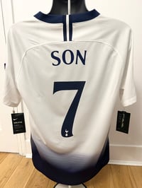 Image 3 of [Brand New] Tottenham Hotspur “SON 7” 2018/19 Home UCL Final Shirt + patches (L) 