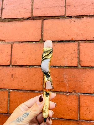 Image of Eclipse Manifesting Pen Peach Moonstone