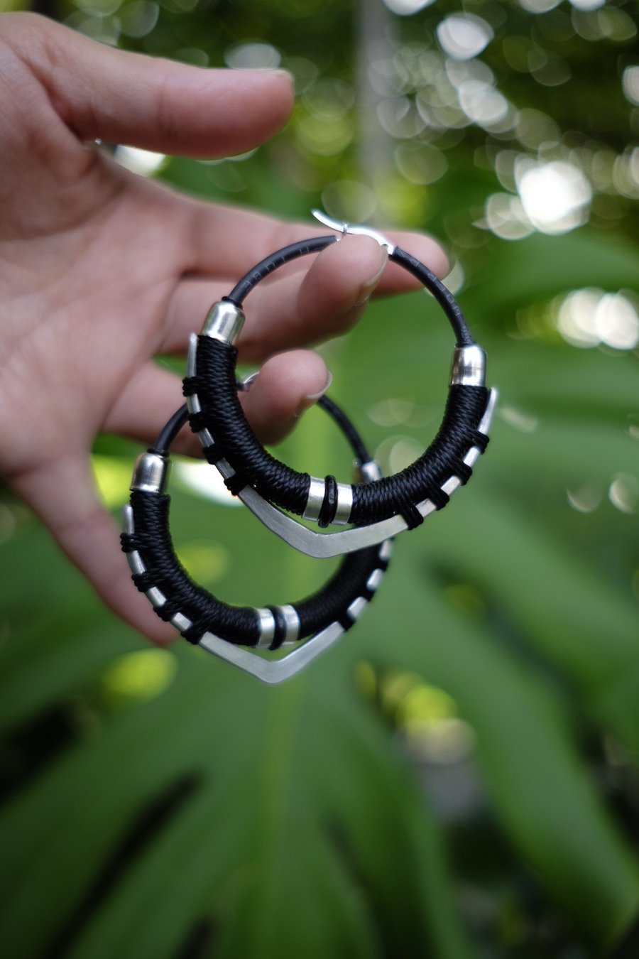 Image of Dali hoop earrings 