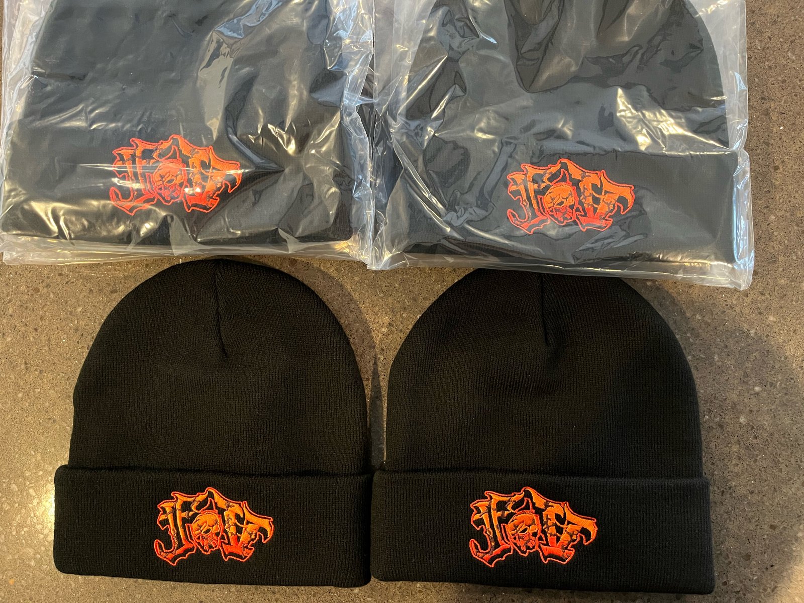 fuckthisindustry SKULLY SKULLY ビーニー Dime Pixel Skully Beanie / Cooper (ダイム ニットキャップ