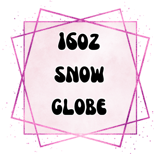 16oz Glass Handle Snowglobe