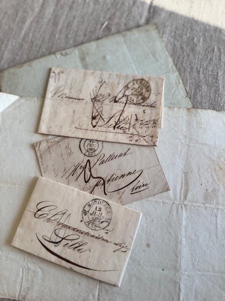 Image of Vintage French letter bundle #3
