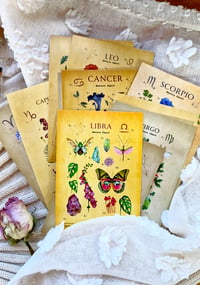 Image 1 of Zodiac Signs Art Postcard Bundle