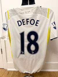 Image 3 of Tottenham Hotspur “DEFOE 18” 2009/10 Home Shirt + patches (M)