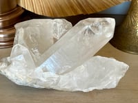 Image 2 of Large Clear Quartz Points Cluster Statement Piece #2068