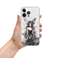 Image 25 of Dark Fairy and Flowers Goth Inspired Mystical Fantasy Clear Case for iPhone®