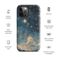 Image 15 of Celestial Night Sky Stars and Clouds Painting Tough Case for iPhone®