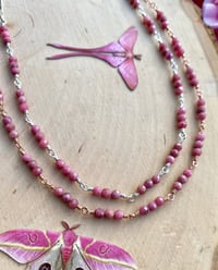 Image 2 of Rhodonite Love Link Necklace