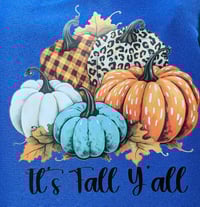 Image 3 of It's Fall Y'all Apron (blue)