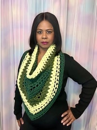 Image 4 of Crochet cowl scarf