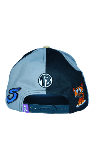 logos hat black/grey