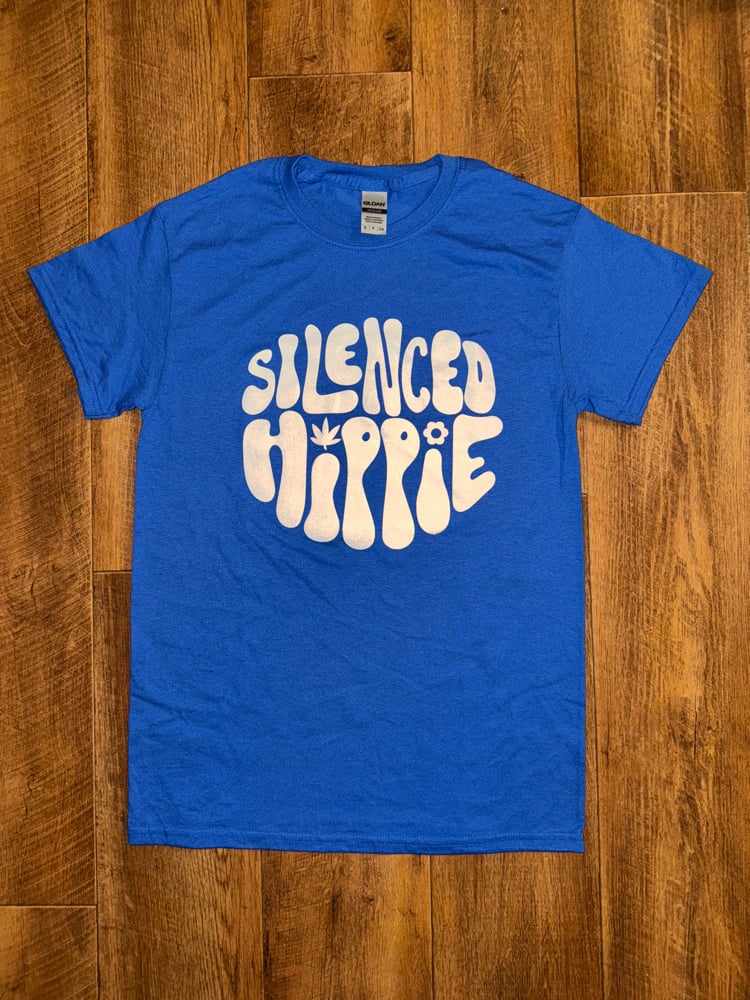 Image of Blue Silenced Hippie Tee