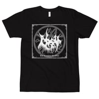 Image 1 of ABSU - THE TEMPLES OF OFFAL IIII (GREY & WHITE PRINT)