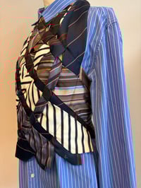 Image 3 of Tie top, stripes (xs-l)