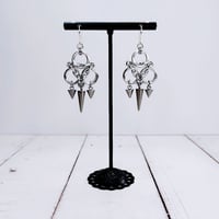 Image 2 of Spiked Aura Earrings 