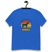 Image 5 of Unisex classic tee, Easily Distracted By Horses Tee