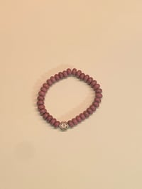 Image 2 of 'Purple & Metal Flowers' Bracelet Collection